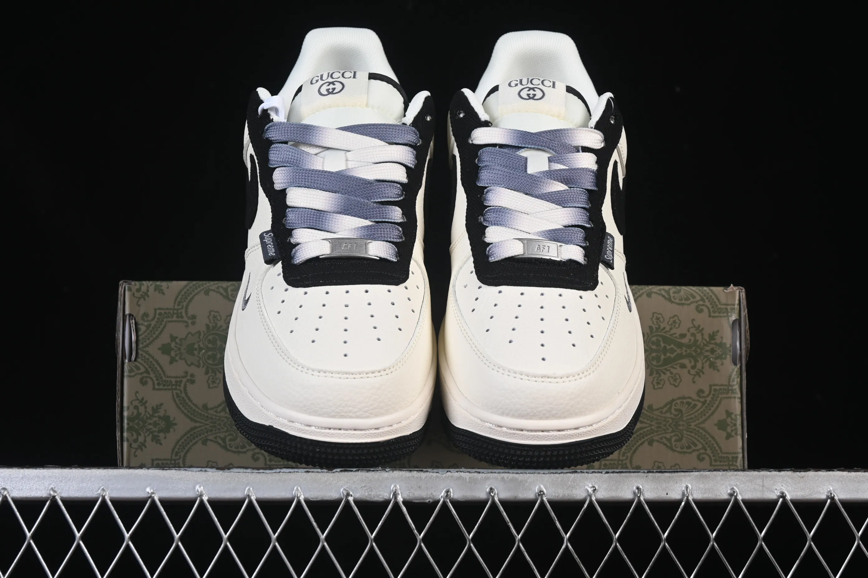 All categories Nk Air Force 1 Air Force series Nk Air Force 1 Low Air Force low-top Nike Air Force 1'07 Low Gucci co-branded off-white black canvas hook Air Force 1 low-top casual sneakers XD2588-605